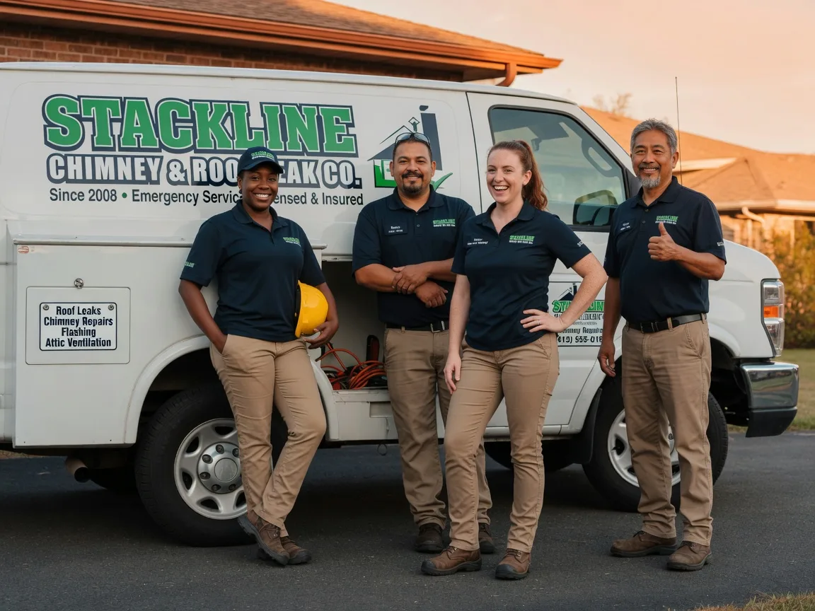 Chimney flashing repair company in Kirkland, IL